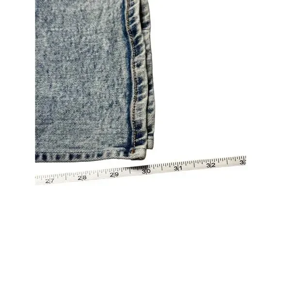 Dear John Women's Flared Side-Slit Hem Jeans Size 31 Light Wash - Picture 7 of 10